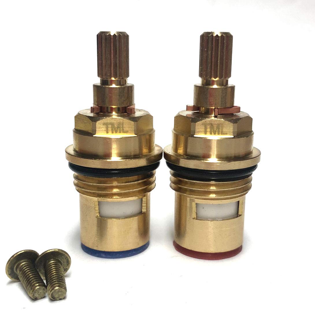 Tap Magician pair of ceramic cartridge valves Compatible with the Franke Danube (18 SPLINE)