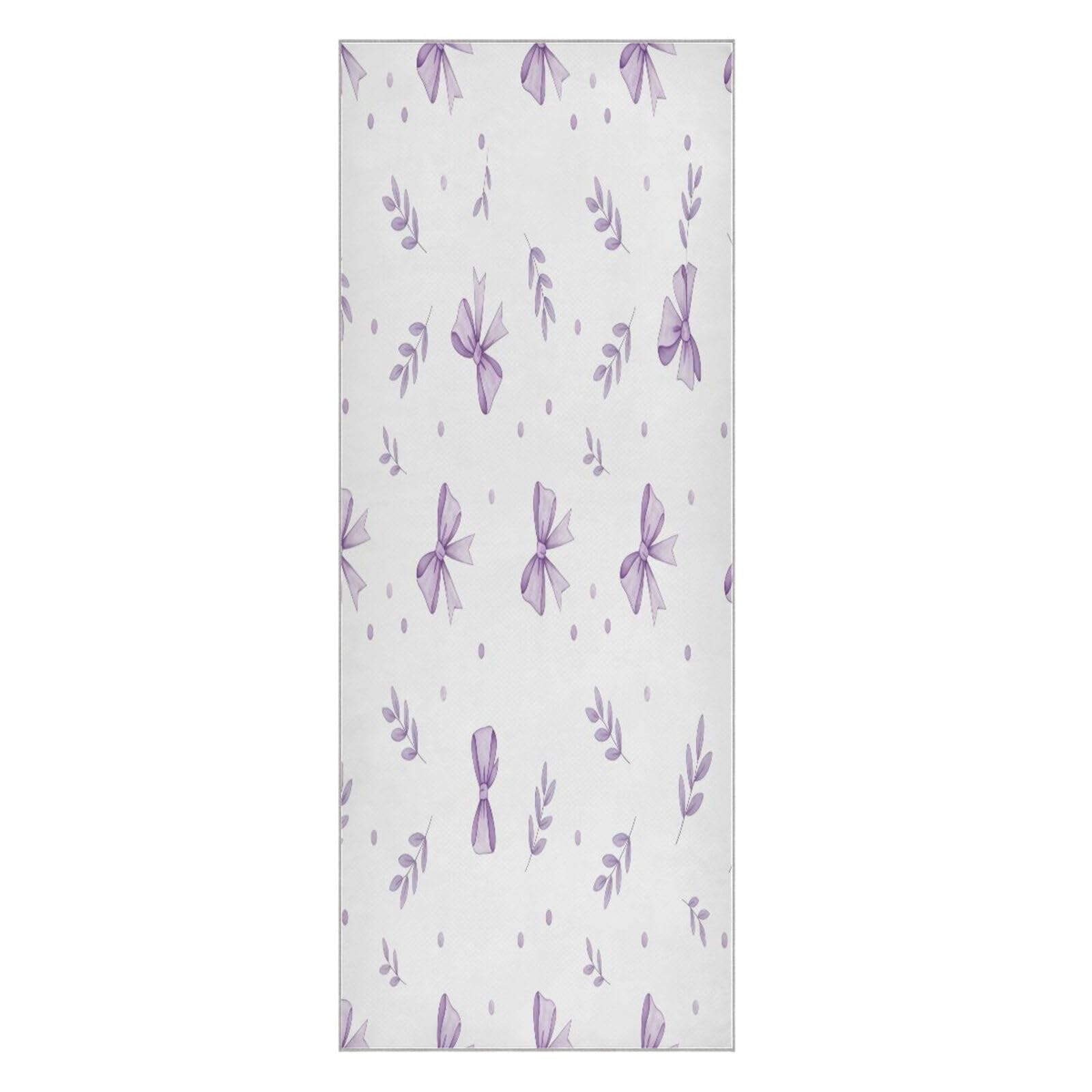 BURSTDDY Bows Hot Yoga Towel Absorbent Non Slip Yoga Mat Towel