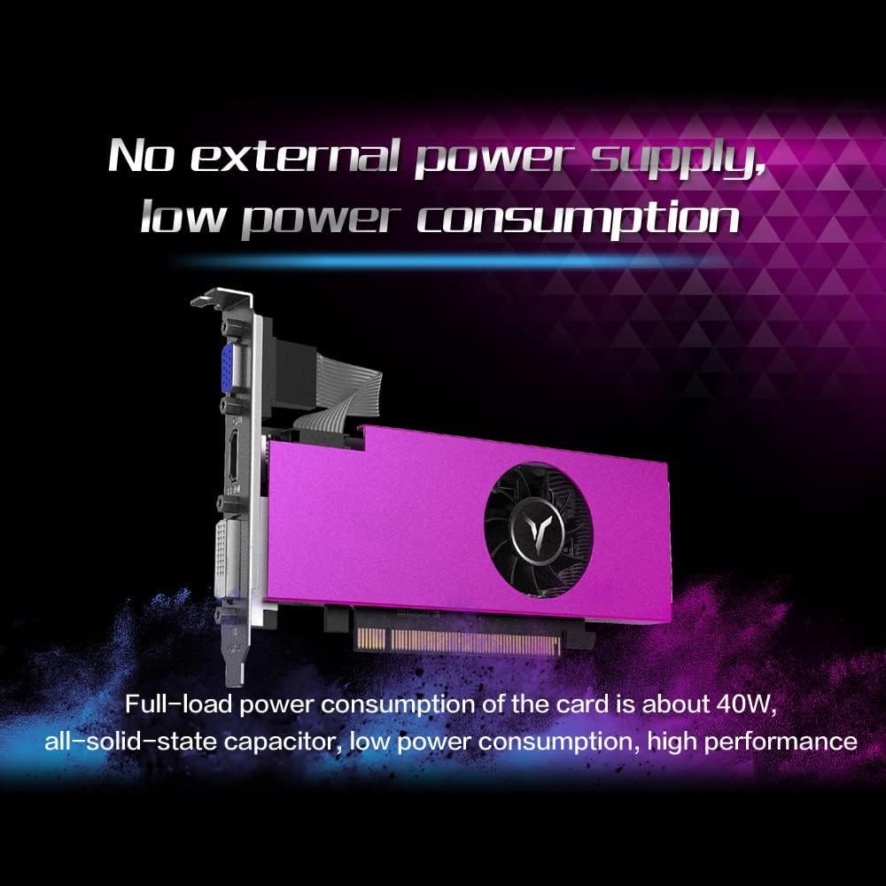 Safysoo Scheda grafica AMD Radeon RX550 Graphics Card 4GB Memory GDDR5 128bit 6000MHz VGA + HD + DVI-D GPU PCI-Express 3.0 supporta uscita VGA/HD/DVI-D