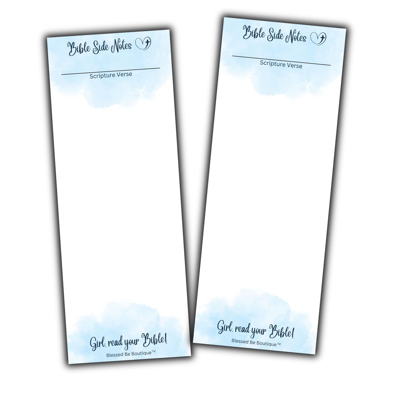 Bible Side Notes (Blue No Lines)