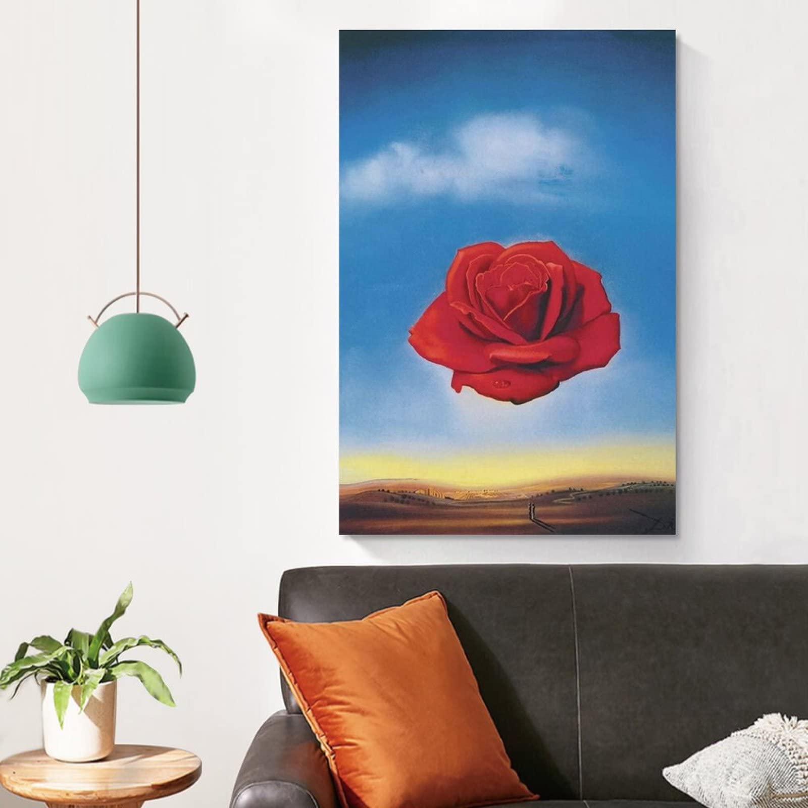 額装済ポスター/サルバドール・ダリ/The Rose/アート作品/インテリア 額装済ポスター/サルバドール・ダリ/The Rose/アート作品/インテリア