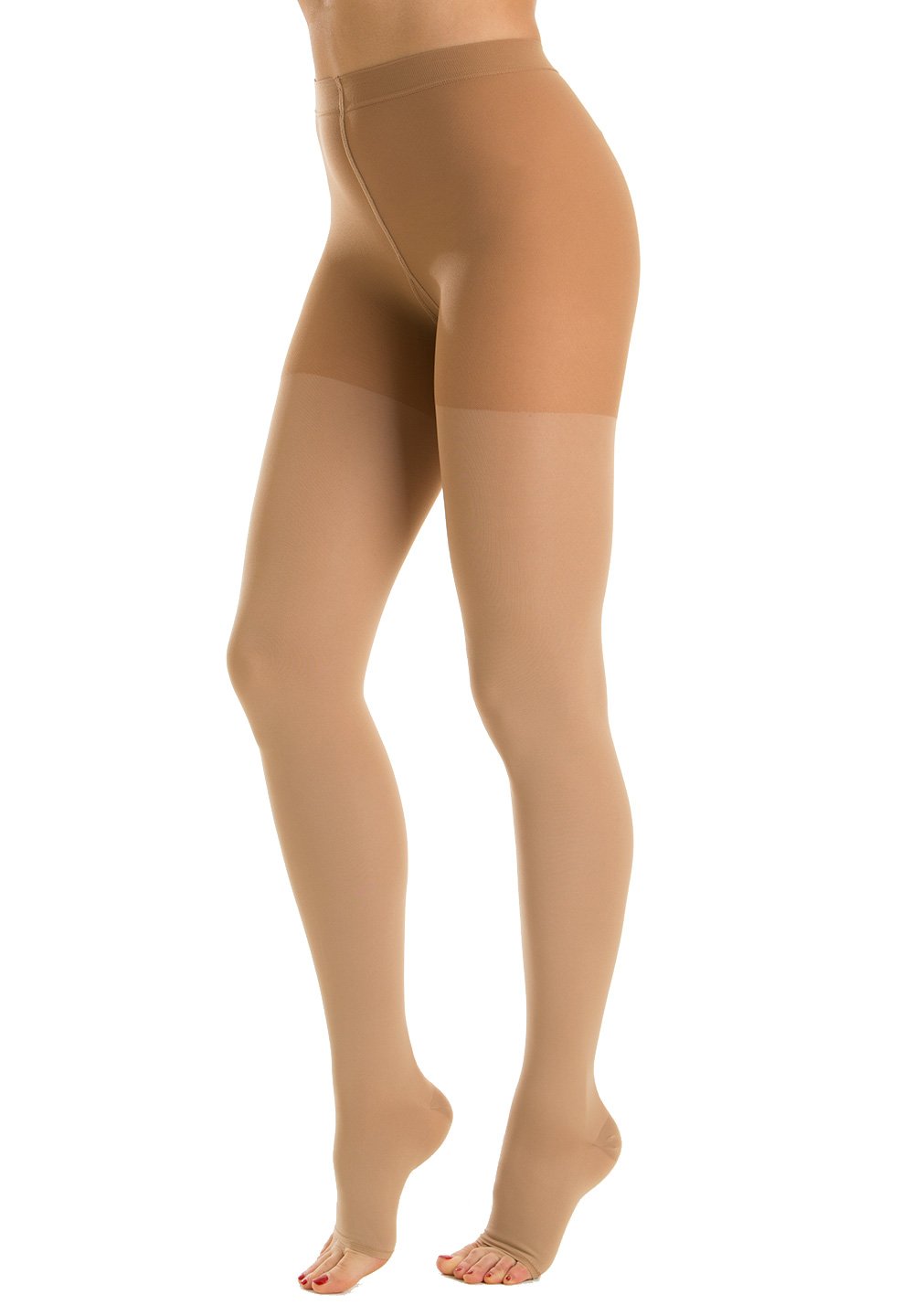 Relaxsan M2080A Medizinische Kompressionsstrümpfe aus Baumwolle Klasse 2 - K2 offene Zehe