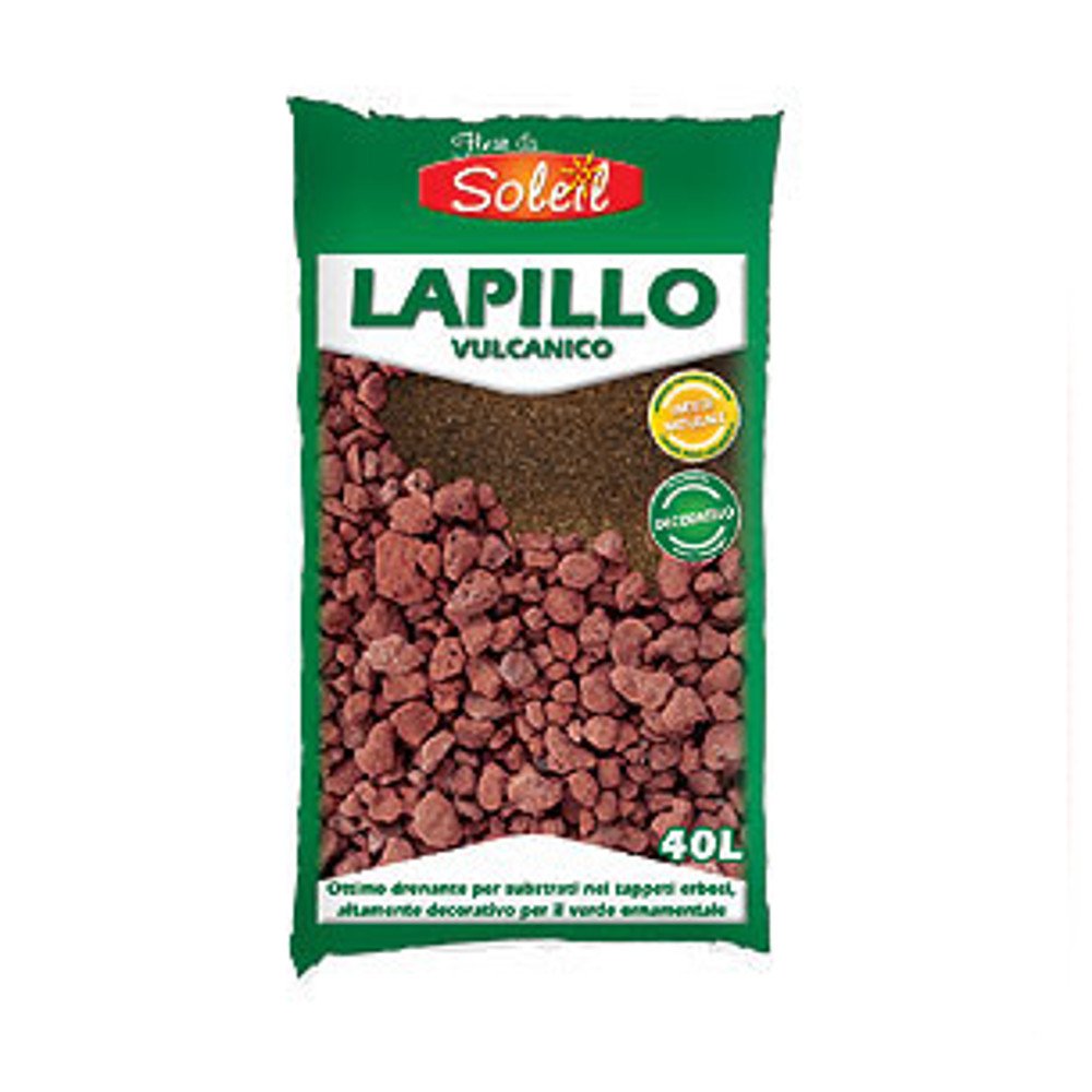 LAPILLO VULCANICO Lt.33 per la pacciamatura