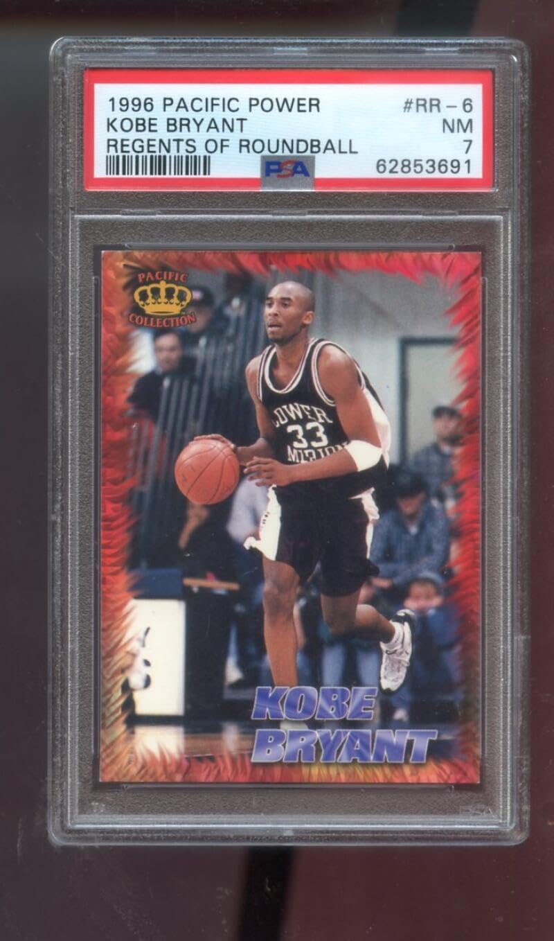 1996-97 Pacific Power Collection #RR-6 Kobe Bryant ROOKIE RC PSA 7 Graded Basketball Card NBA 96-97 Los Angeles Lakers 1996-1997