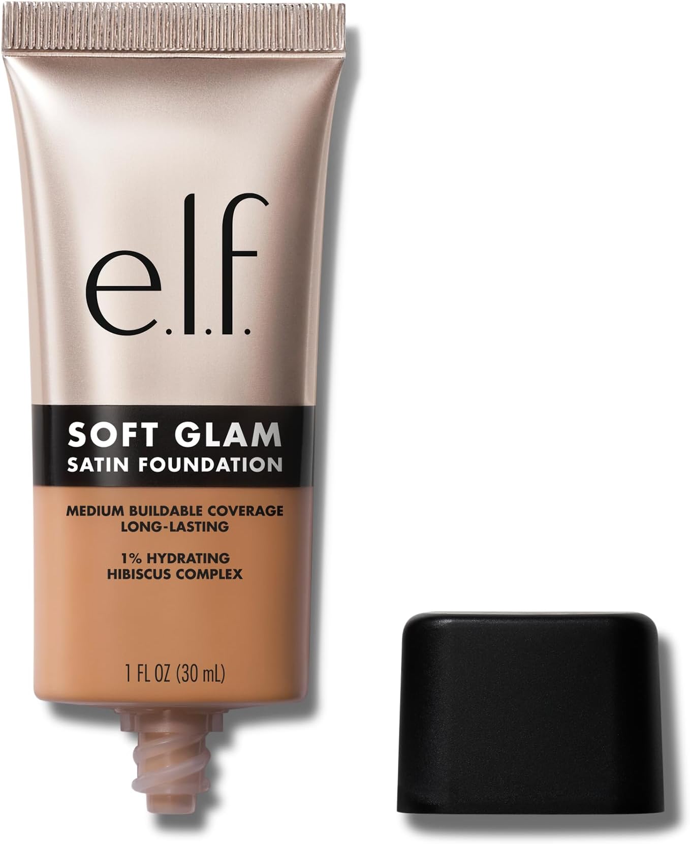 Soft Glam Foundation, Medium Coverage, Long-Lasting & Buildable Foundation For A Smooth, Satin Finish, Vegan & Cruelty-Free, 41 Tan Neutral