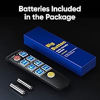 Vista 9 de Paquete de reproductores de DVD para TV con control remoto de botones grandes