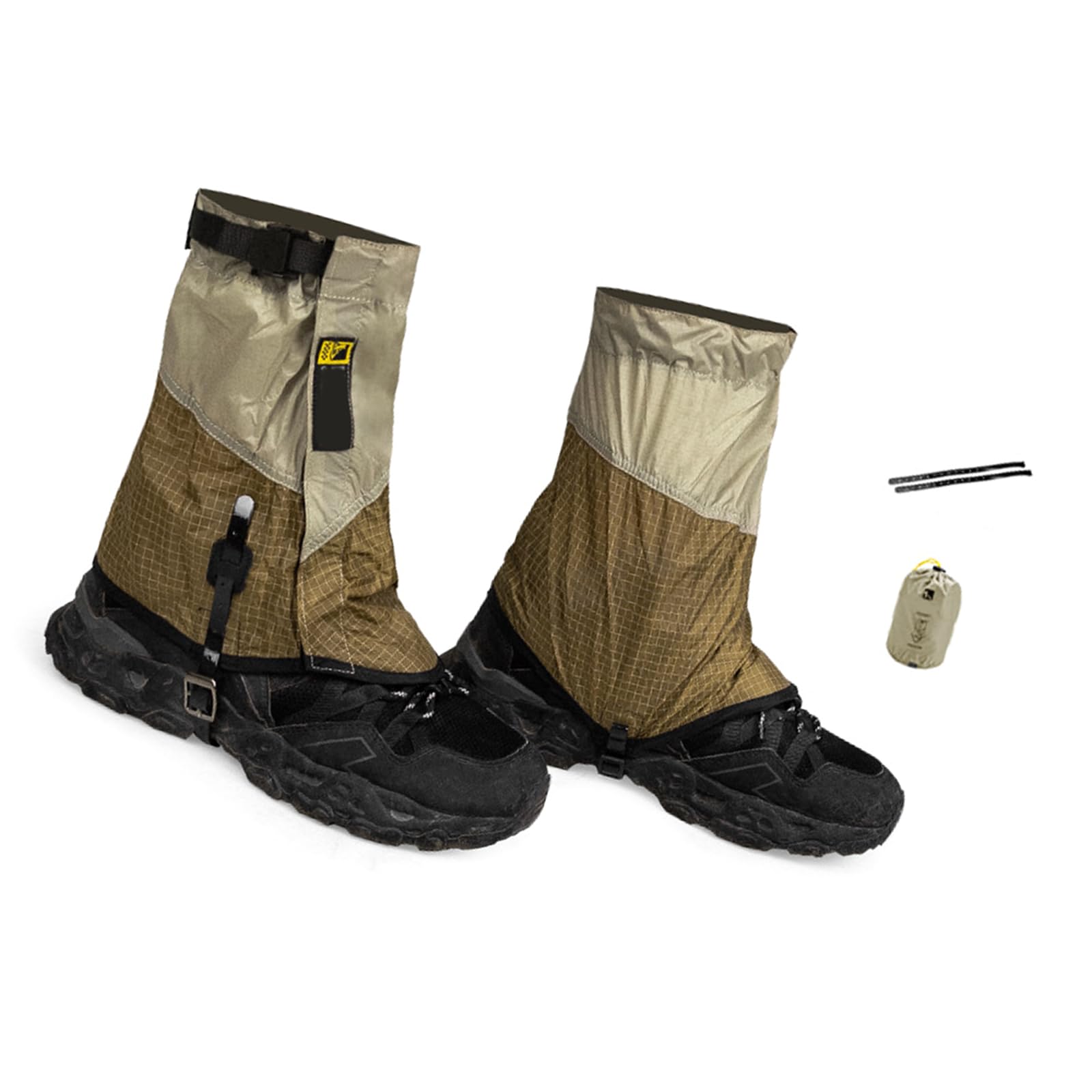 Guêtres de randonnée imperméables en nylon pour alpinisme, ski, cyclisme, activités de plein air avec crochet renforcé