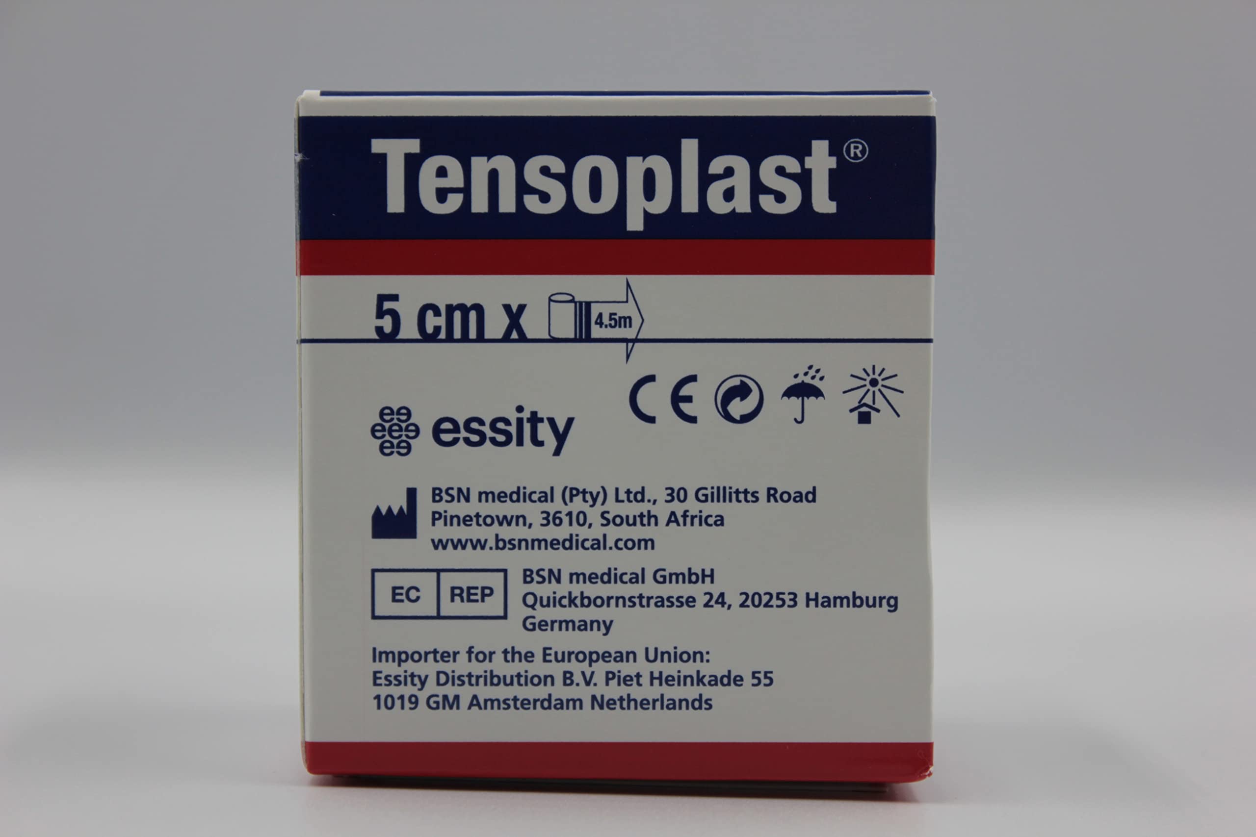 TENSOPLAST cm 5x4,5 mt BENDA ELASTOADESIVA 12 PZ