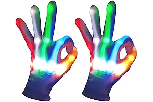 Cool Light Up Gloves for Kids Ages 3-8, Perfect Easter Gift for Boys