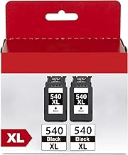 PG-540XL Sostituzione per Canon 540 PG 540 XL Cartucce Canon 540XL PG 540 compatibili per Canon PIXMA MG3650 MG3550 MG4250 Stampante (2 Nero)