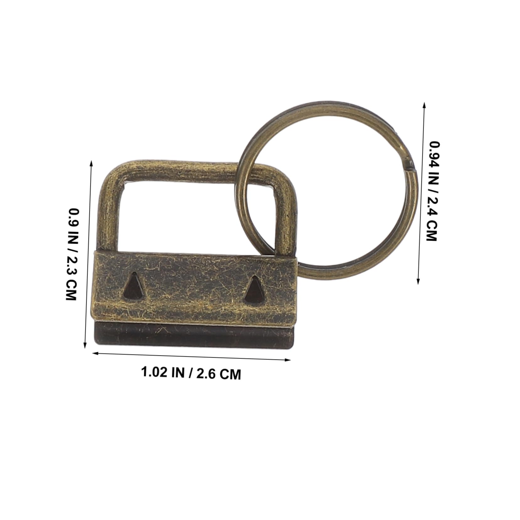 OSALADI 150 Pezzi Anelli per Portachiavi in Ferro, Clip per Coda da 25mm, Leggeri e Versatili, per Cinture e Borse