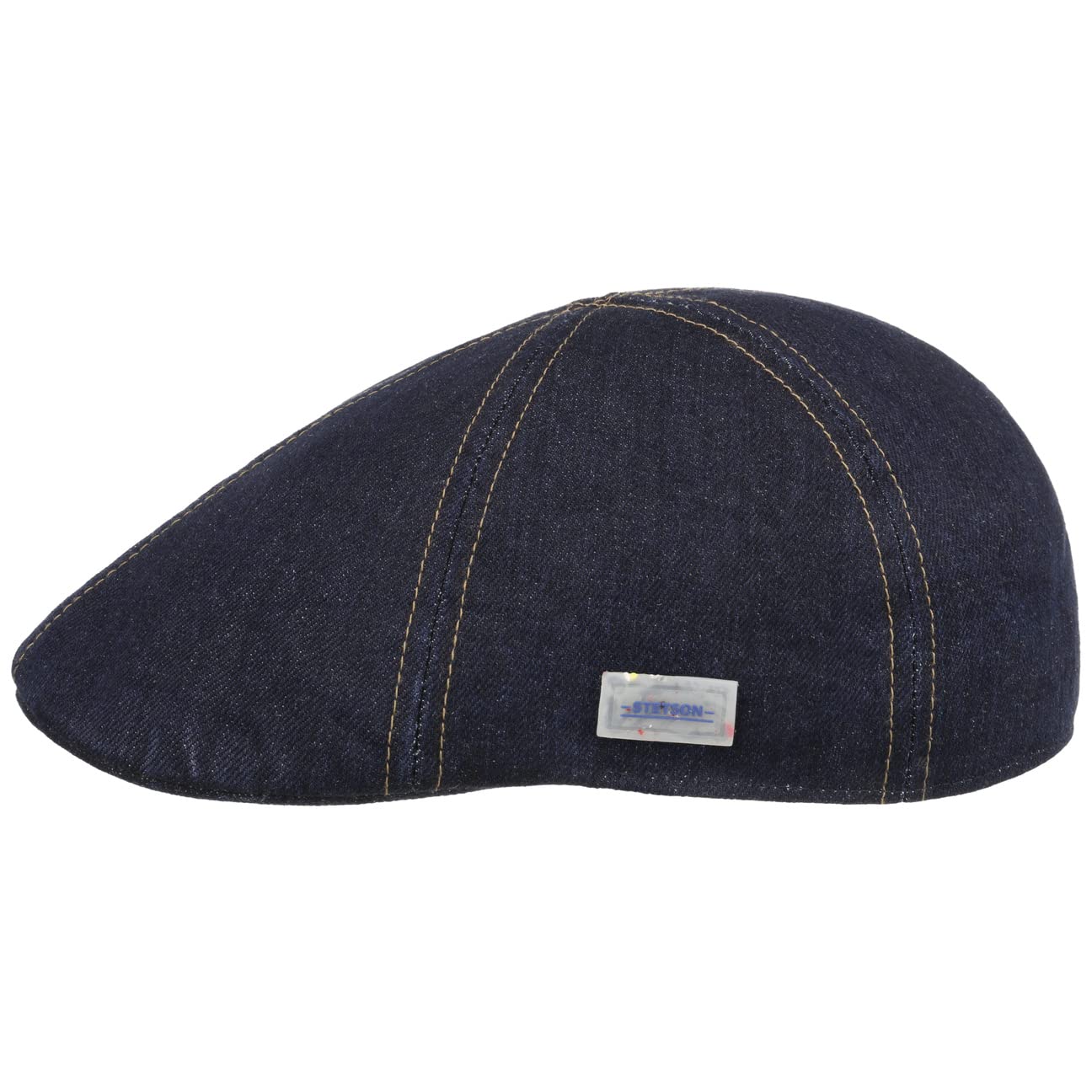 Stetson Texas Sustainable Denim Flat Cap Men Denim 7 1/4-7 3/8