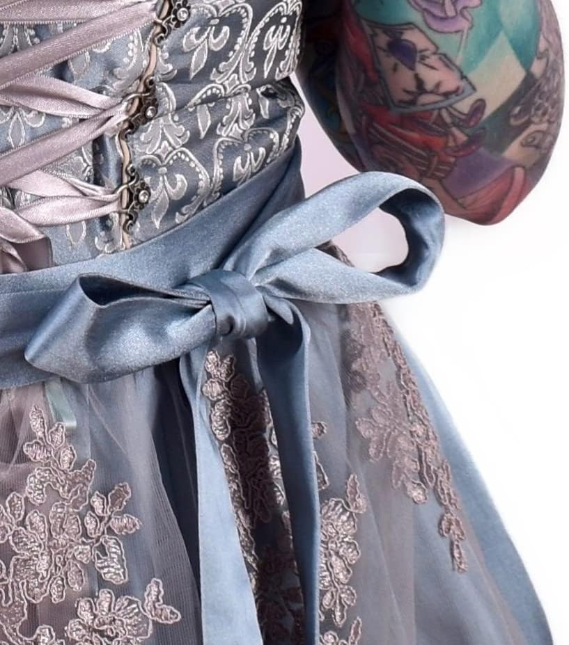 Authentic Oktoberfest Bavarian Dress Women's German Dirndl Dress Costumes for Carnival Halloween Size 4-16 - Image 3