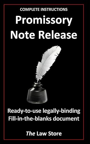 Promissory Note Release: Ready-to-Use Legally-Binding Fill-in-the-Blanks Document