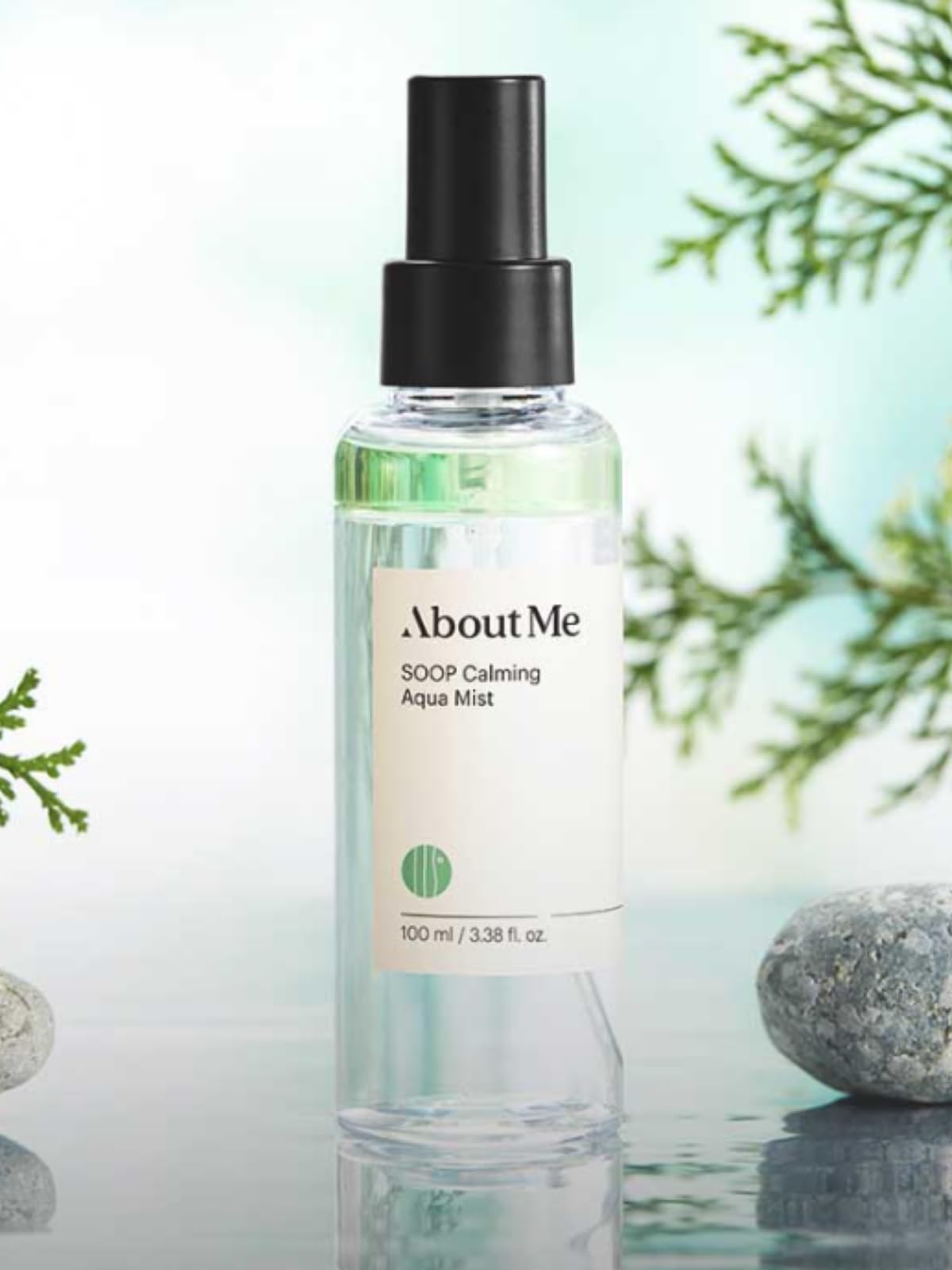 ABOUT ME SOOP Calming Aqua Mist Jeju Selvi Suyu İçeren Nemlendirici Yatıştırıcı Sprey 100 ml
