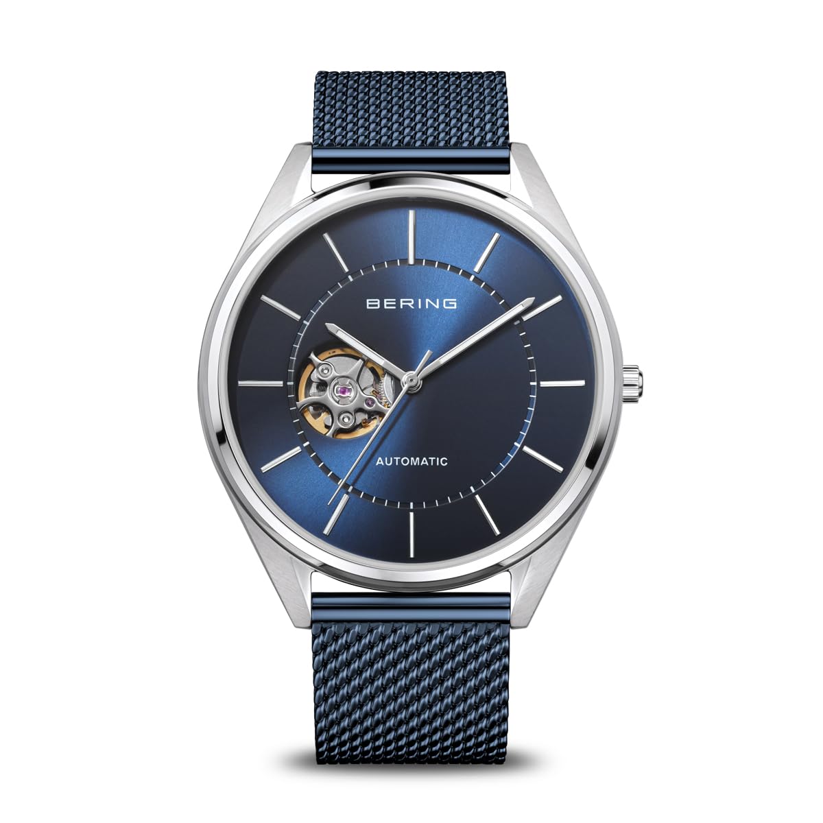 BERING Herren Ring in silber gebürstet - Arctic Symphony Collection mit Edelstah