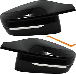 Sponsored You’re seeing this ad based on the product’s relevance to your search query.Learn more about this advertisement Car Rear View Mirror Cap, Suitable for BMW G20 G21 G28 G22 G23 G30 G38 G11 G12 G15 G16 Only Model with Left Rudder, Glossy Black (1 Pair)