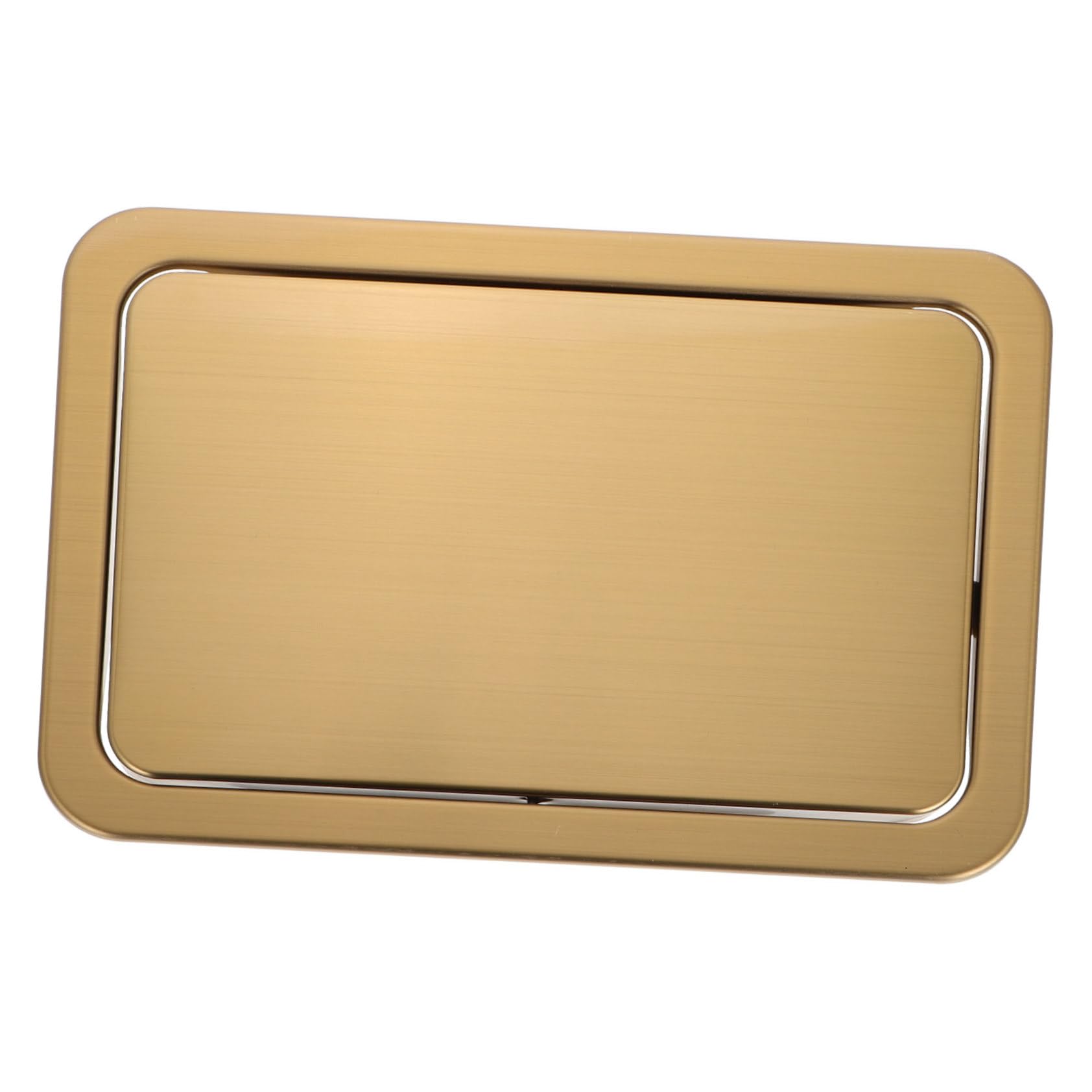 STOBAZA Tapa De Cubo De Basura Empotrada Cubierta De Acero Inoxidable Para Cocina Fácil Mantenimiento