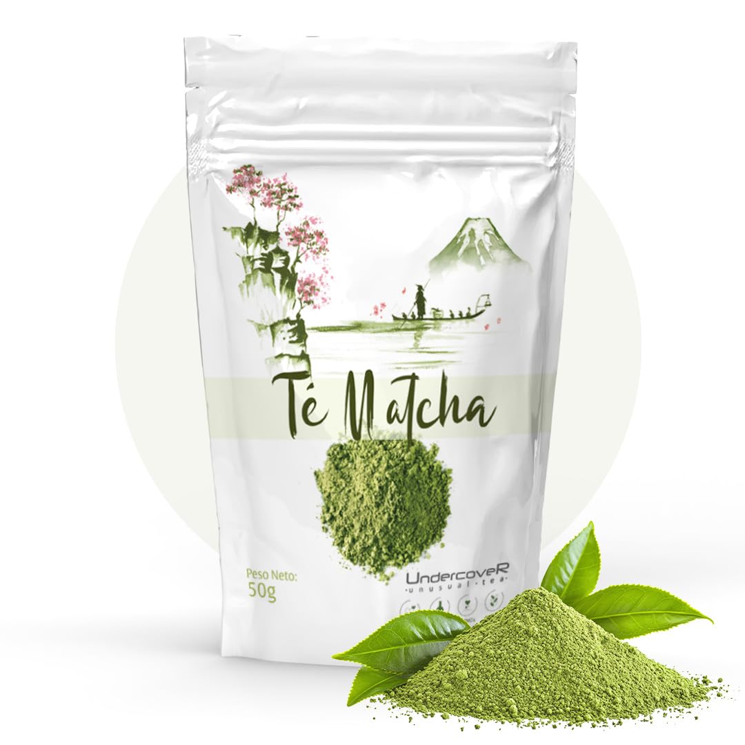 Té Matcha Origen 100% Japón, provincia Kagoshima - Te Matcha Grado Premuim - (50 gramos, Original)