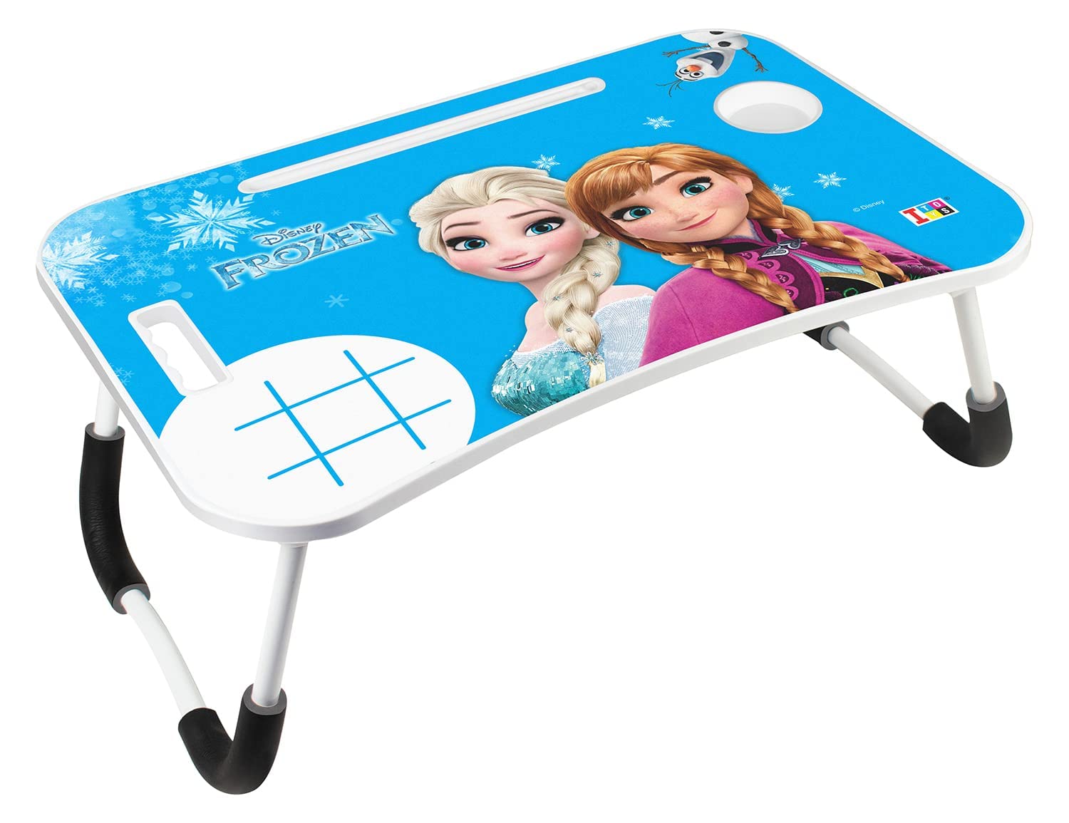 Kidivo Cartoon Pictures Injection Molding and Foldable Laptop Or Study Table with Cup Holder and Game for Unisex Kids (Frozen) (B09SCP2FD4) Amazon Price History, Amazon Price Tracker