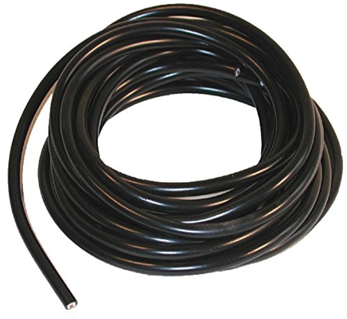 Greenstar 4913 Fil de bougie d'allumage adaptable 2 m ø 5 mm, Noir