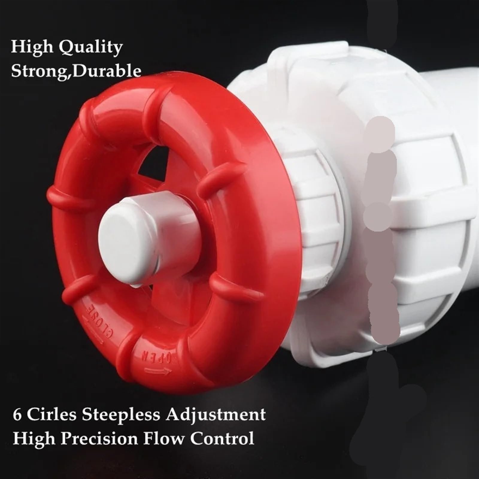 Válvula de compuerta UPVC for riego acuario, Control flujo preciso, interruptor volante continuo, válvula esclusa plástico, 20~63mm, 1 ud Para Control Del Flujo Del Riego