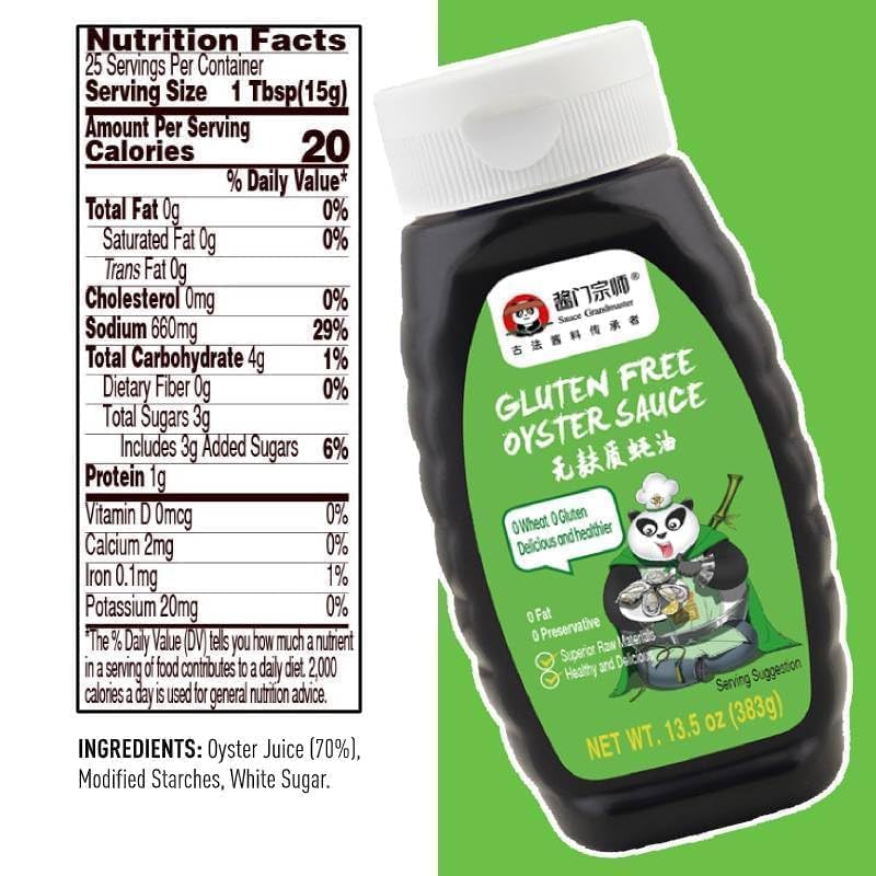 Image of Sauce Grandmaster Asian Sauce Bundle Gluten Free Oyster and Hoisin Sauce | Premium Oyster Sauce with 70% Oyster Extract Plus Sweet Hoisin, Clean Ingredients for Stir Fry, Marinades, BBQ and Dipping