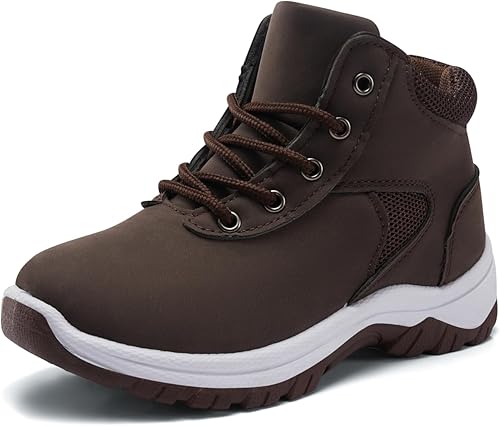 Botas de senderismo al aire libre para niños antideslizantes Escalada excursionista niños zapatillas casuales tamaño 11-6