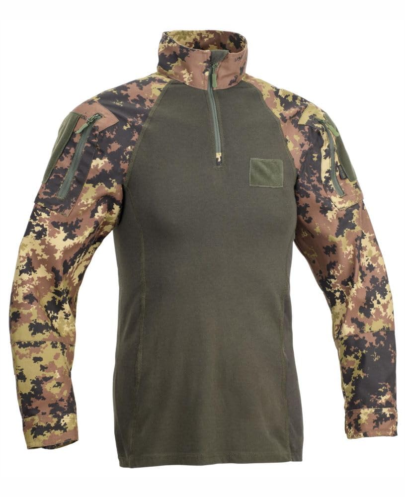 Defcon5 Combat Shirt Tiger 3267 Tasche sui Gomiti per Protezioni Soft (Vegetato ITA, 2X-Large)
