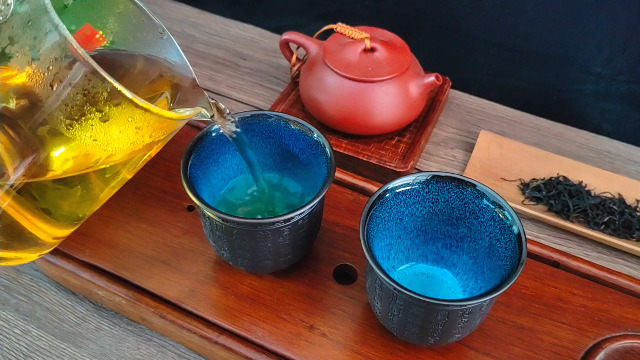 Lot De 2 Tasses à Thé Japonaises En Céramique Noire - Sutra Du Cœur Gravé, 160 Ml - Style Zen, Pour Thé Et Café