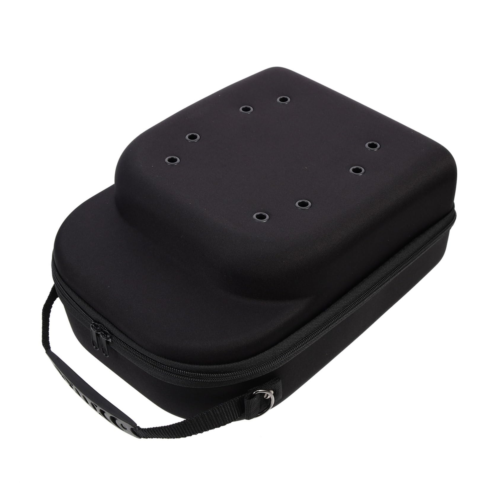 Ciieeo Baseball Hat Carrier Case Travel Organizer for Caps Portable Design with Smooth Zipper Protective Hard Shell for Travel and Storage of Baseball Hats Black