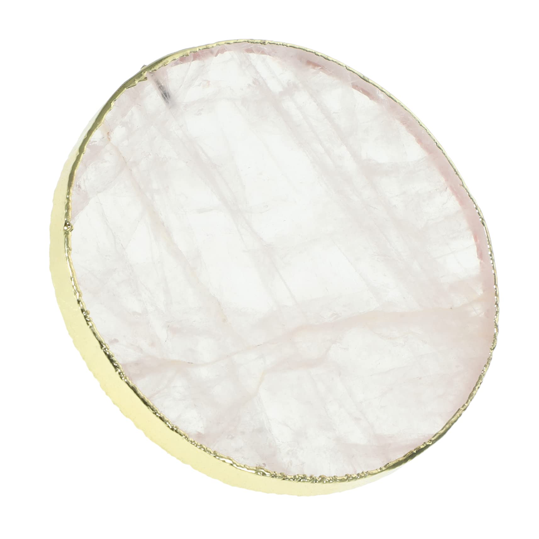 Alipis 2piezas Posavasos De Cristal Natural Borde De Cúpula para Decoración De Mesa para Bodas Aniversarios y Fiestas