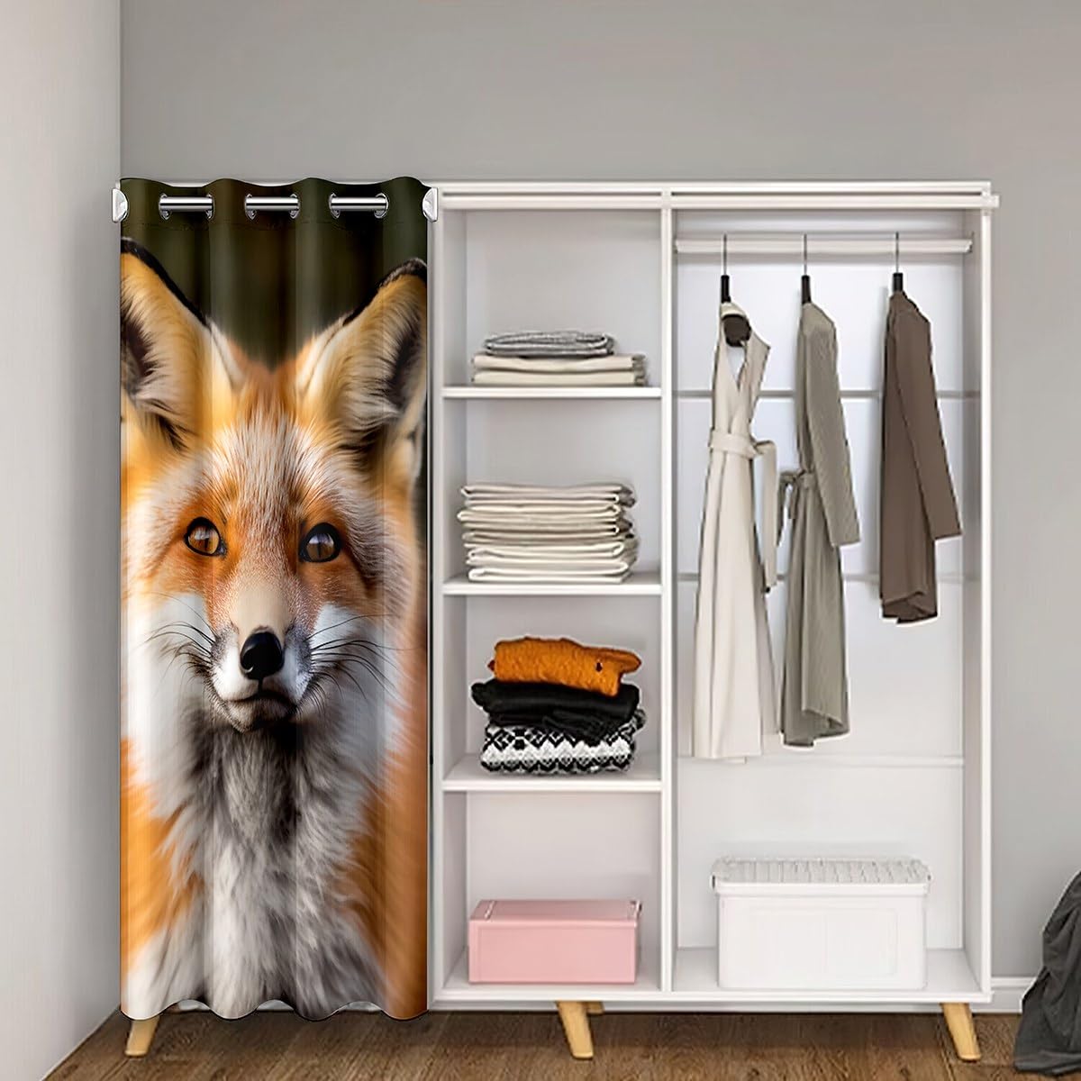 Loussiesd Niedlicher Lama Türvorhang 106x203 Cm – Raumteiler Mit Alpaka & Kaktus Design, 100% Polyester, Umkehrbar