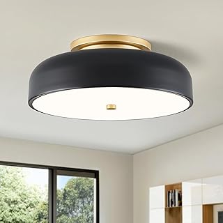 Dimmable LED Ceiling Light Fixture, 2700K-6000K 5CCT Modern Mid-Century ...