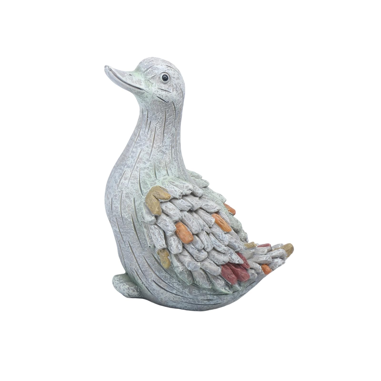 hogtnd Ducks Garden Statues Resin Figures Funny Animal Sculpture Ornament Outdoor Indoor Patio Lawn Yard Decorations Garden Statues Outdoor