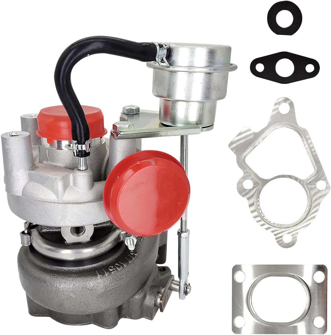 TD04L4-09TK3 Turbocharger Compatible with CAT 236D 242D 246D 257D 259D 262D 277D 279D 289D, for Excavator 308E2, for Kubota V3307-DI-TE3-Q, V3307-DI-T-E3B Engine, Replaces 49177-03242