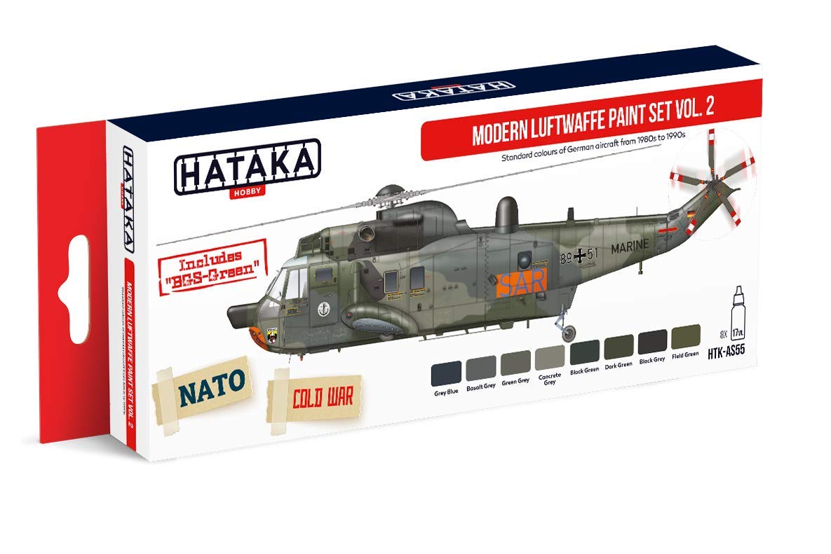 Hataka Hobby HTK-AS55 Modern Luftwaffe paint set vol. 2