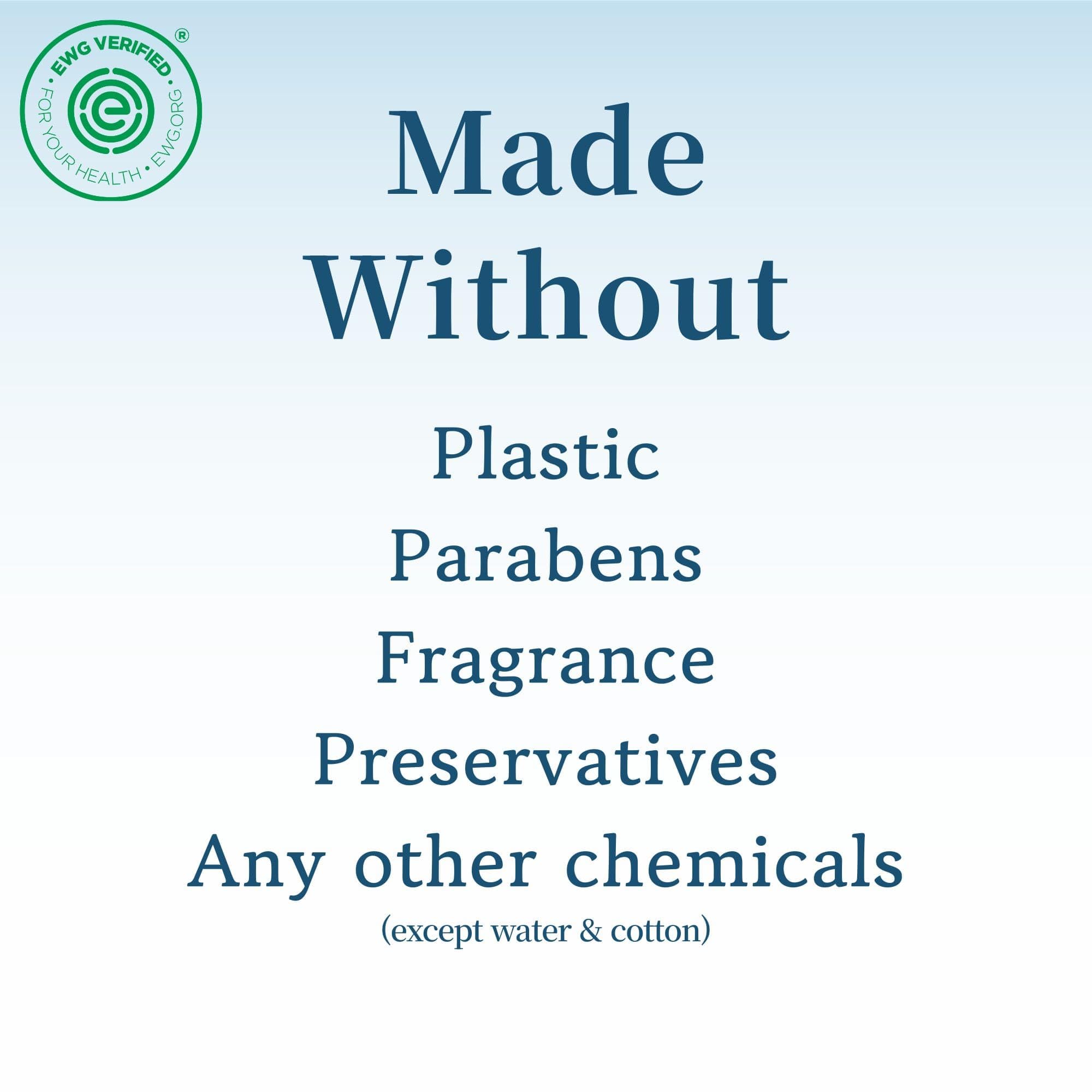 Blissmile Toallitas húmedas 100% de agua, envueltas individualmente, tamaño de viaje, 220 unidades | Sin perfume y sin fragancia, 100% algodón, suave para bebés, mujeres y piel sensible, cuidado facial, manos, cuerpo y mujer