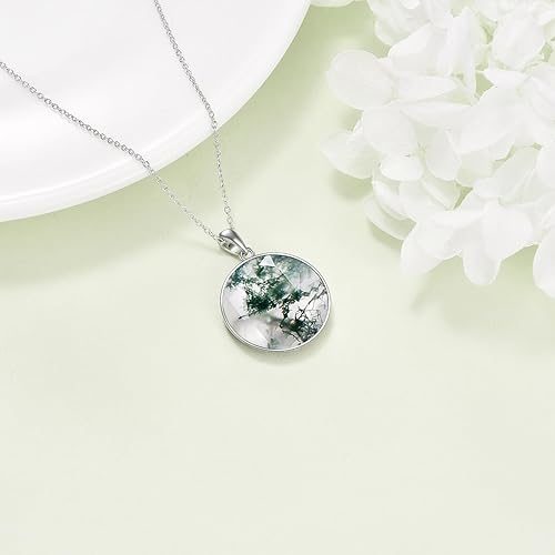 Miniatura 9 de Collar de árbol de la vida de plata de ley 925 con dije de nudo celta de concha de abulón para mujer