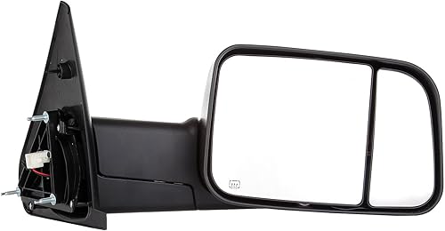 Miniatura 18 de Juego de espejos laterales montados Compatible con Ford E150 E250 E350 E450 E550 Van 2002-2008, plegable manual, sin calefacción, luz de charco