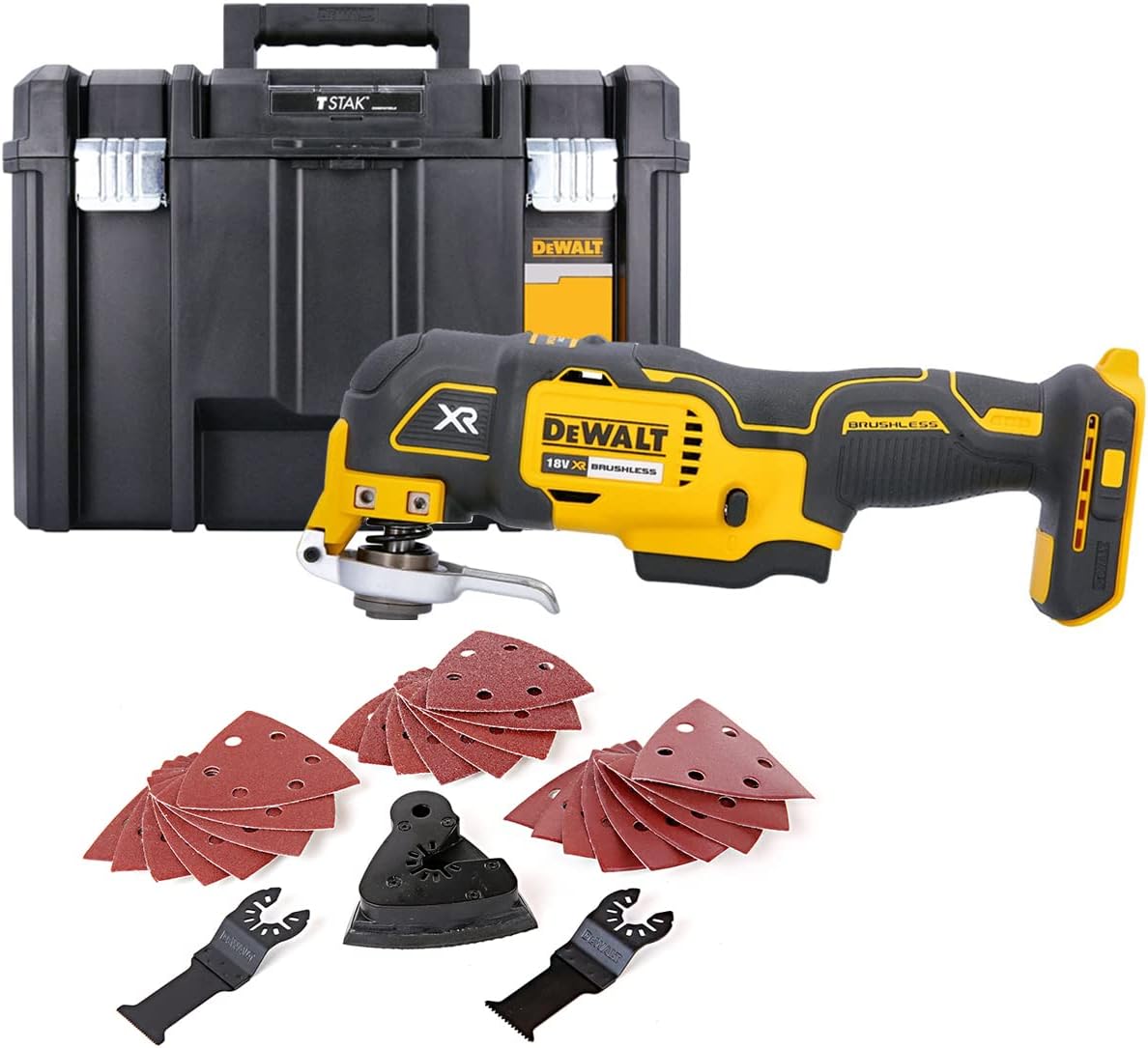 DeWalt DCS355 18V Brushless Oscillating-Multi Tool with Accessories & DWST1-71195 Case