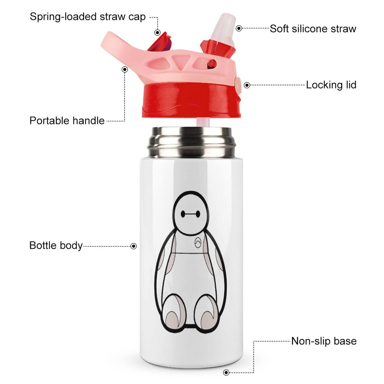 Amazon｜ベイマックス 水筒 マグボトル 子供用 スポーツボトル