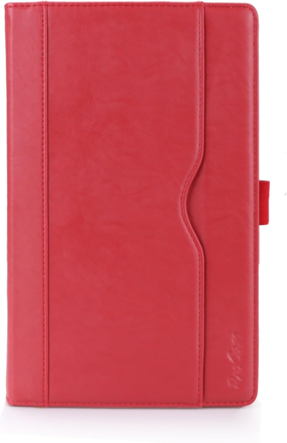 ProCase All-New HD 8 Case (2016 6th Generation), Stand Folio Folding Protective Cover for Fire HD 8 Tablet (6th Gen, 2016 Release) -Red