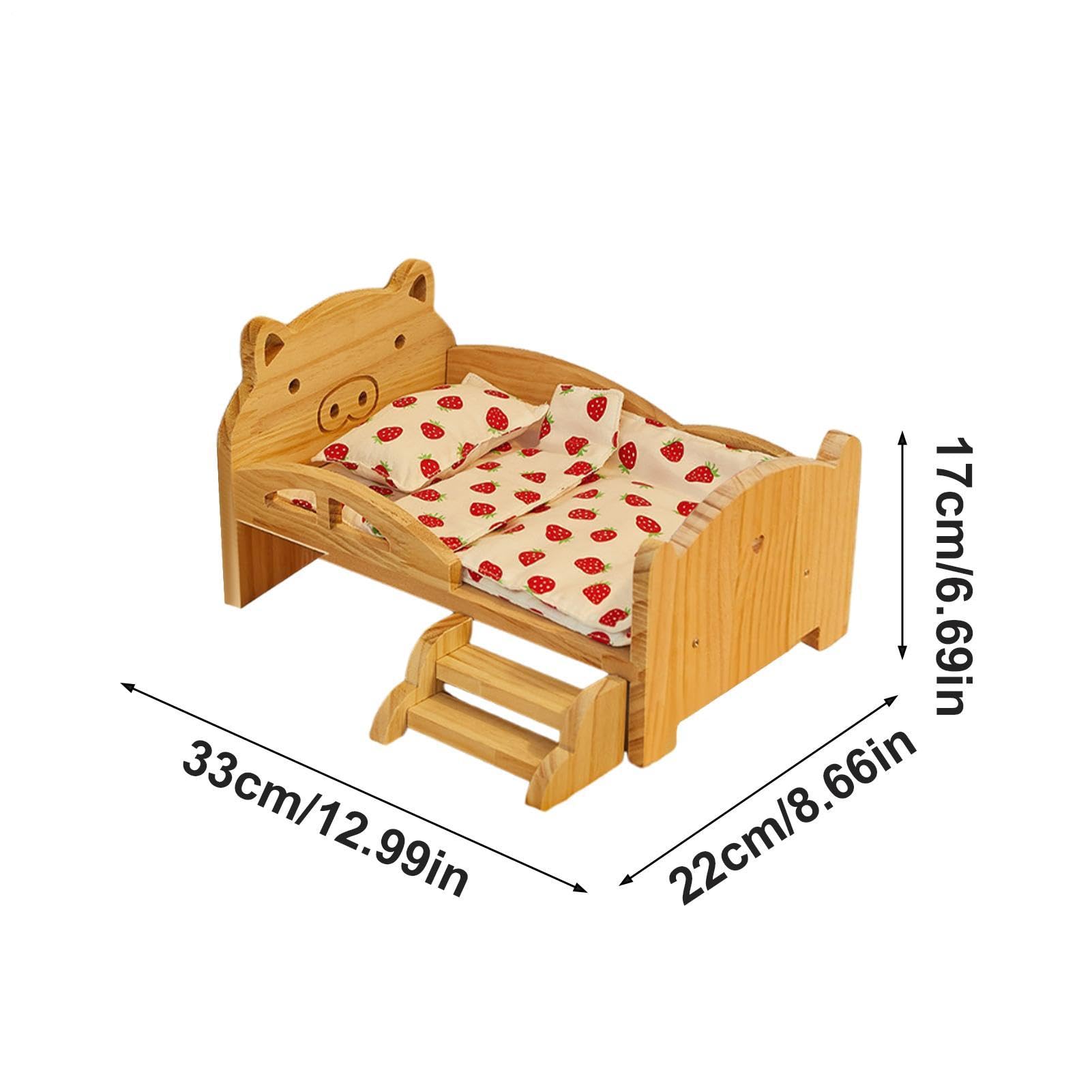 Per Furetto Mobilia per Animali Dormienti | Cuccetta In Legno Per Porcellini D' Per Criceto, Porcellino D', Riccio, Cincillà, Gerbillo, Coniglio Nano E Furetto