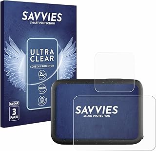 savvies Screen Protector compatible with GoPro Hero 12 Black Protection Film Clear 6-Pack