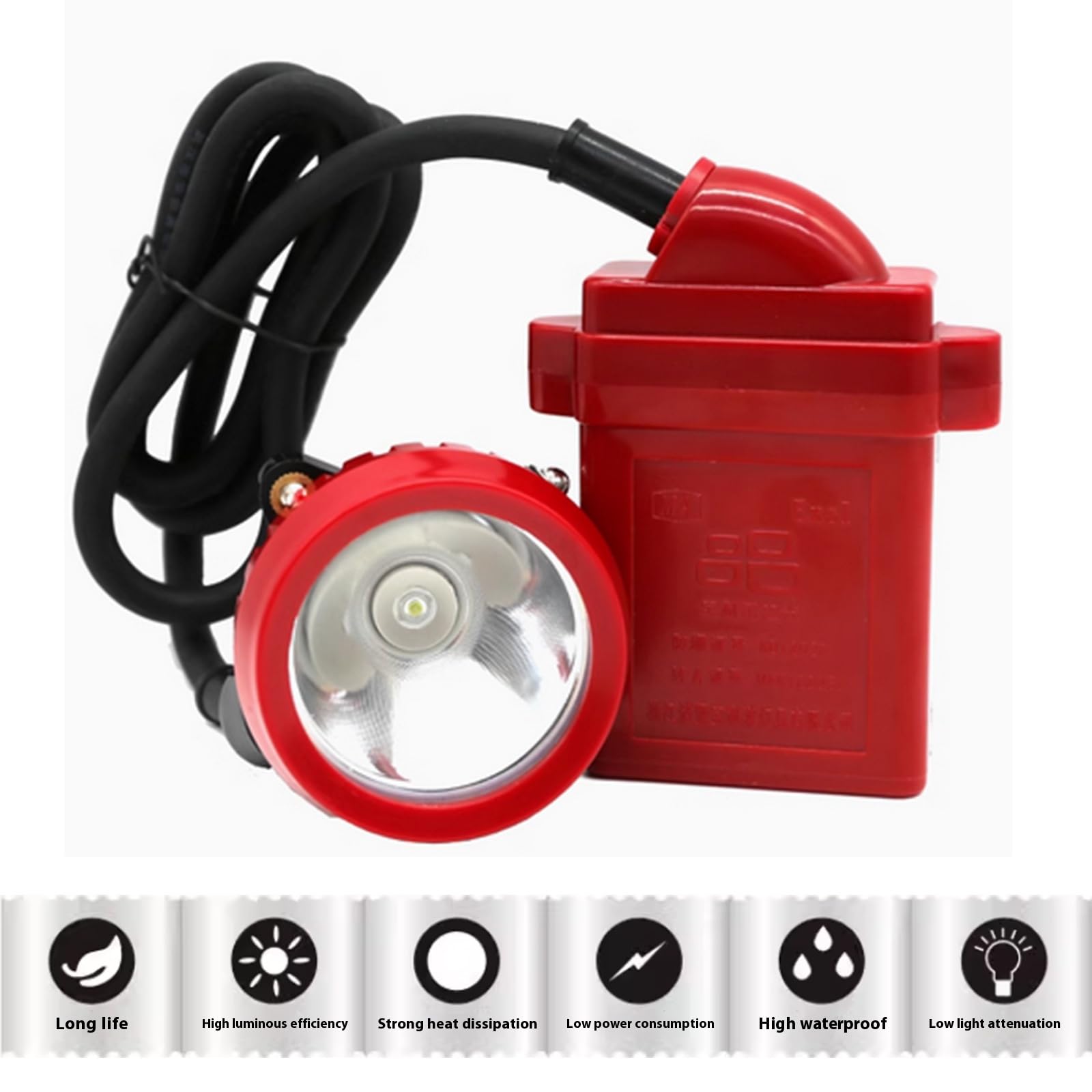 12000mAh bezprzewodowy kask bezpieczeństwa, światło kopalni węgla, akumulatorowa lampa czołowa LED, odporna na wybuchy, montowana na głowie lampa czołowa do wędrówek na świeżym powietrzu