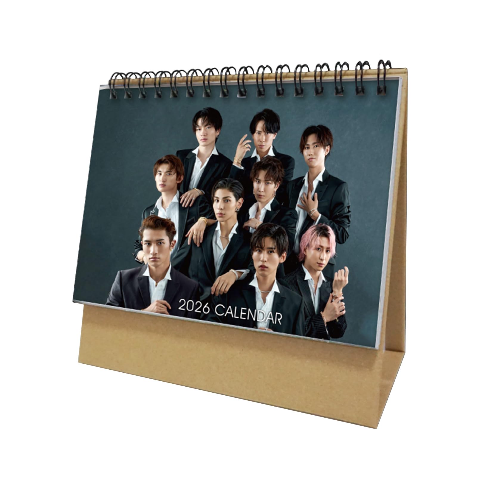 スノーマン 卓上カレンダー 2026 (片面印刷)