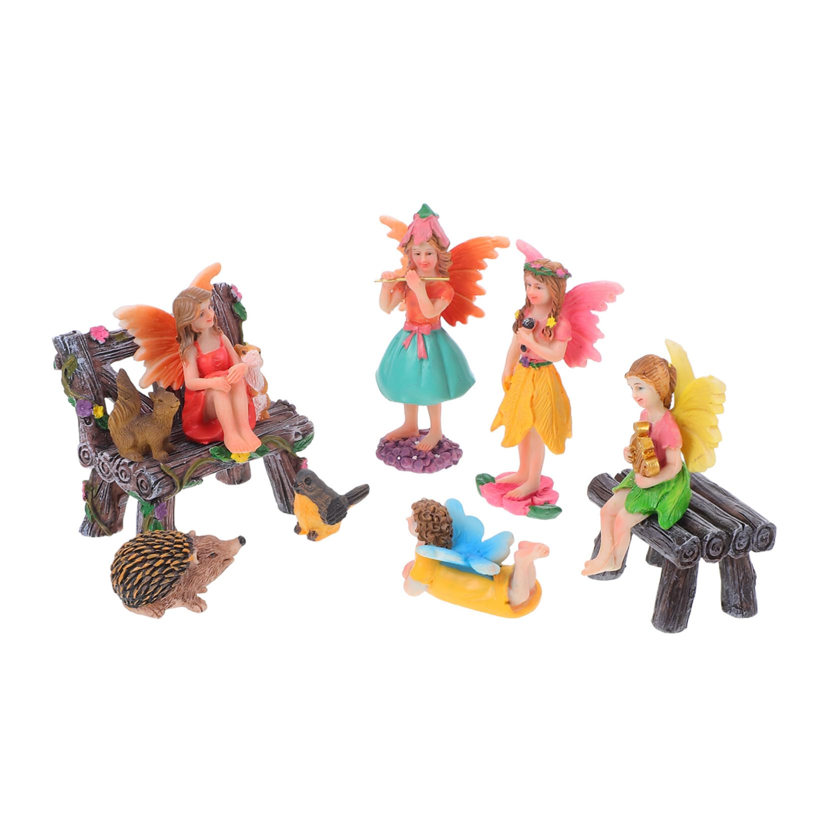 Figurines miniatures de fée pour ornements de plantes et fêtes extérieures