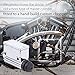 KiWAV Rear Master Cylinder Brake 5/8 inch Bore Chrome Billet compatible for Harley-Davidson OEM# 42453-82A 42454-82