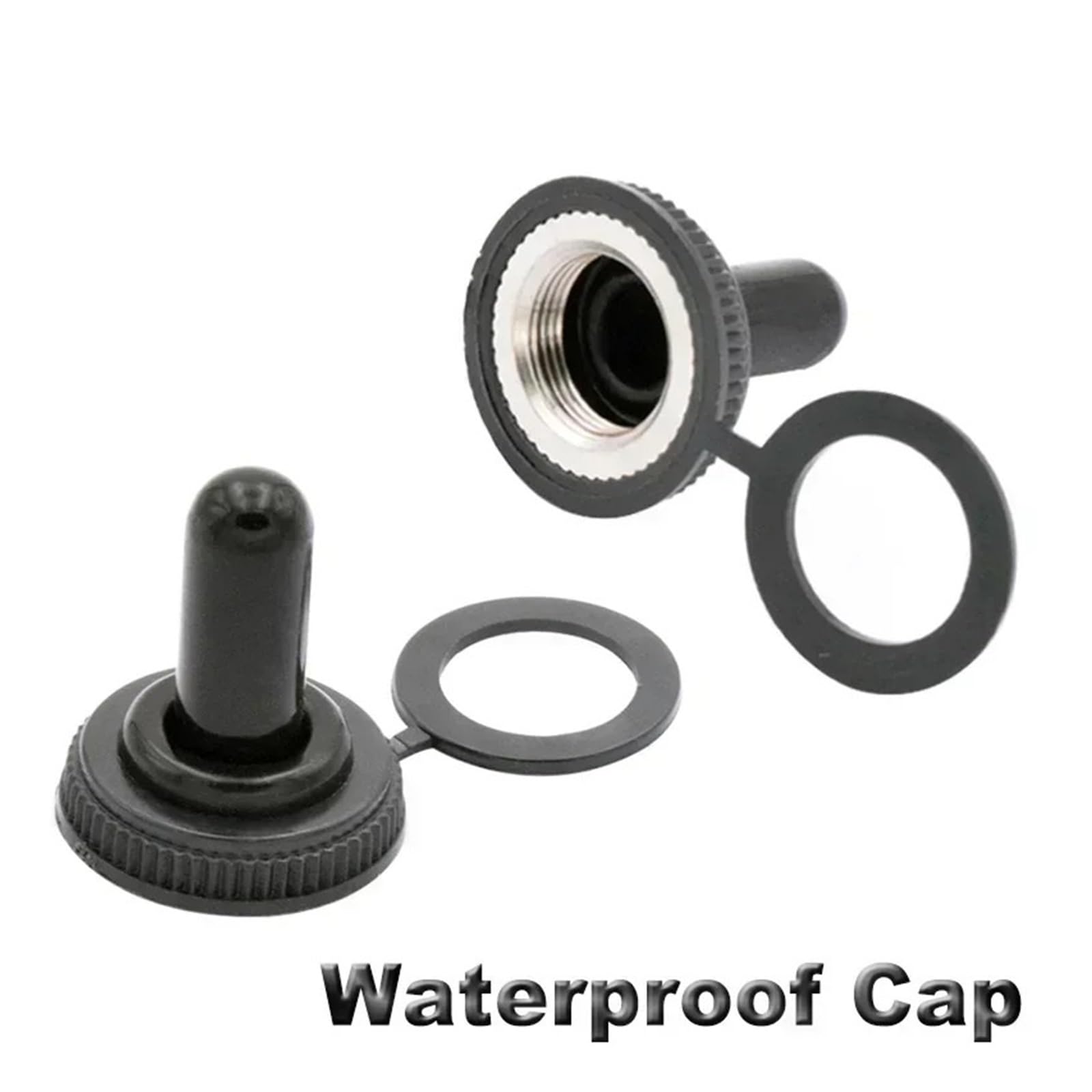 10 interruttori a levetta E-Ten 1322 1021 1122 1221 1321 3 pin 6 pin on-off SPST SPDT interruttore 6pin on-off-on DPDT tappo impermeabile (1322P ON OFF ON, MOMENTARY_Senza tappo)